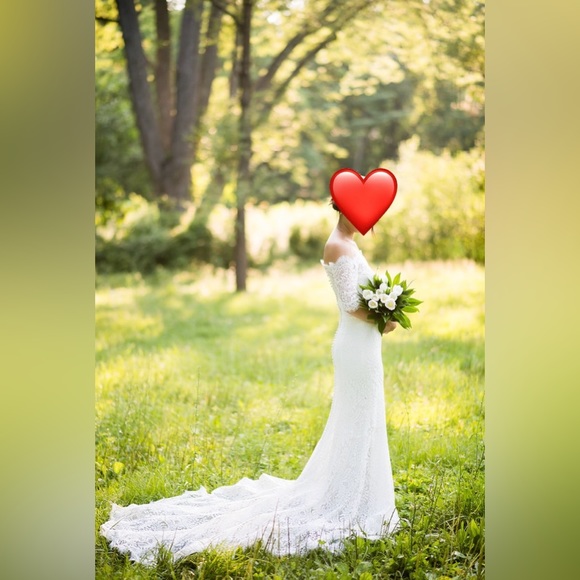 Wtoo Savannah Wedding Gown Ivory/Ivory Size 00 - Picture 7 of 12